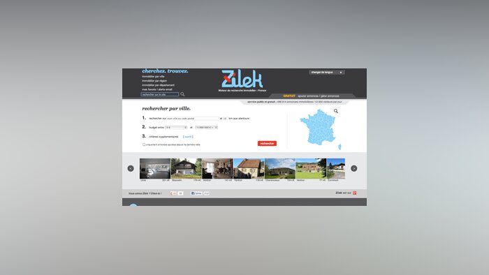Zilek.com : un moteur de recherche qui répertorie gratuitement les annonces immobilières