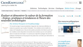 De nouvelles pistes pour évaluer la formation