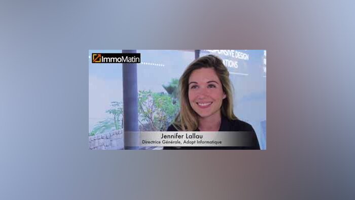 3 min avec Jennifer Lallau, DG, Adapt immo