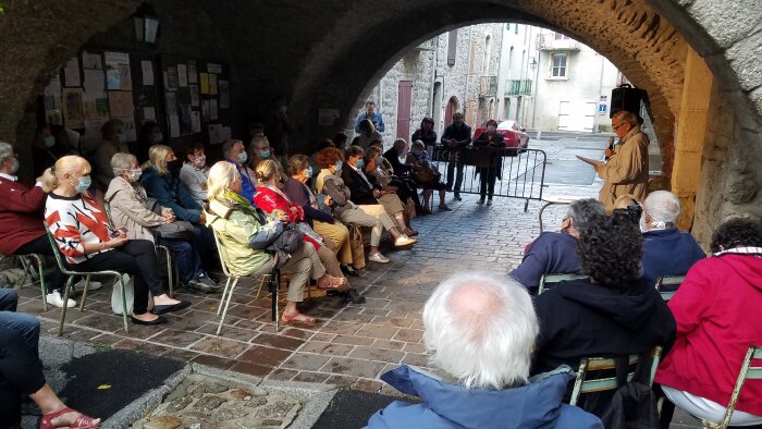 Une représentation organisée par le Cratère à Génolhac dans le Gard. - © D.R.