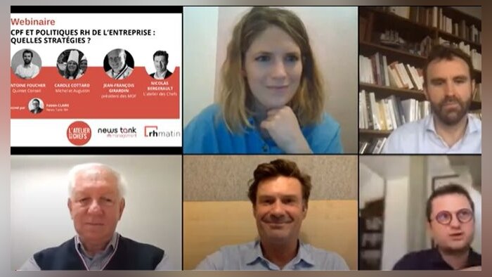 « CPF et politiques RH de l’entreprise : quelles stratégies ? » Le replay du webinaire de News Tank - © D.R.