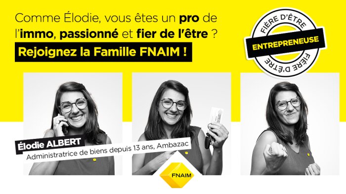 Élodie Albert est administratrice de biens en Haute-Vienne - © D.R.