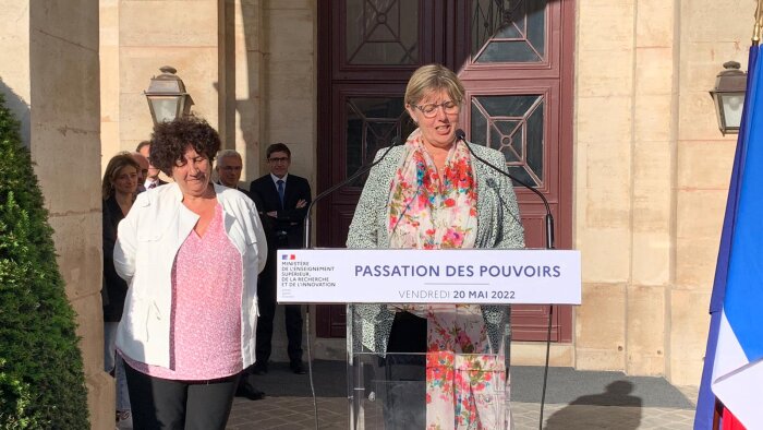 La passation des pouvoirs entre F. Vidal et S. Retailleau a eu lieu le 20 mai 2022. - © Enora Abry