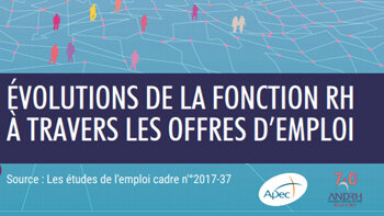 Les principales évolutions de la fonction RH depuis 2005