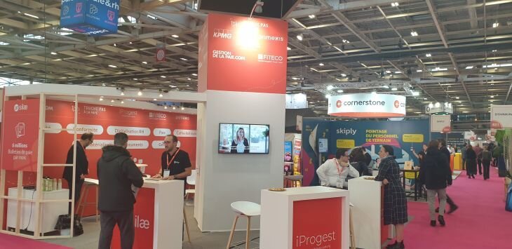 Stand Silae - Salon Solutions RH Paris (mars 2023) - © D.R.