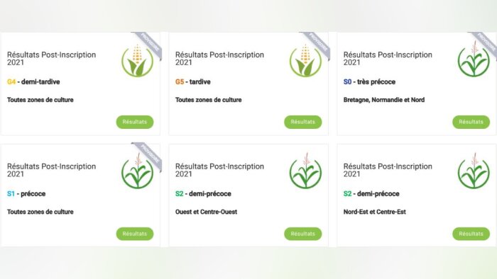 Les premiers résultats des variétés de maïs grain du réseau d’essais de post-inscription 2021 arrivent sur Varmaïs