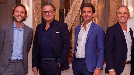 Leonard Cesari, Marc Foujols, Sébastien Kuperfis et Hugues de La Morandière - © D.R.