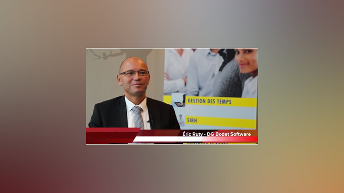 4 min 30 avec Eric Ruty, DG de Bodet Software