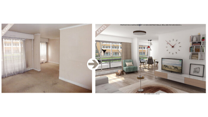 Ils ont testé le service HomeStaging Virtuel® d’ArchiDeco - © D.R.