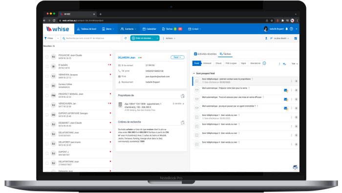 La force de WHISE : combiner la puissance d’un CRM et d’un logiciel métier - © D.R.