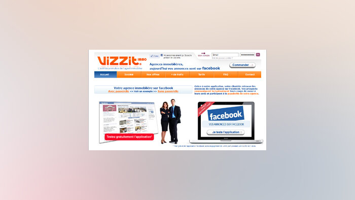 Avec Vizzit Immo, publiez en toute simplicité vos annonces sur Facebook