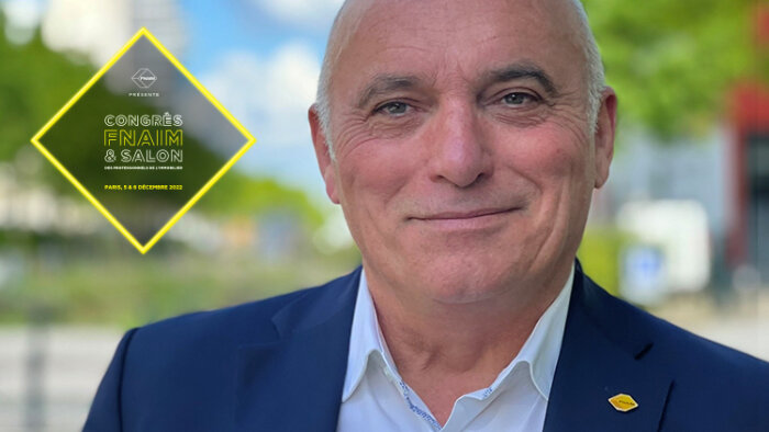 Loïc Cantin a été élu nouveau président de la FNAIM avec 60,21 % des voix. - © D.R.