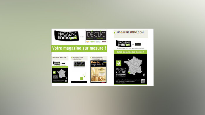 Déclic Publications propose des magazines immo clés en main