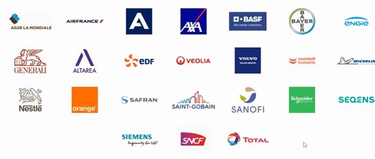 Les 24 entreprises sous le sceau du Label Engagement Jeunes en 2021 - © D.R.