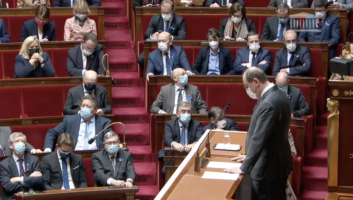 Jean Castex a évoqué les coopérations scientifiques devant l’Assemblée nationale le 1er mars. - © D.R.