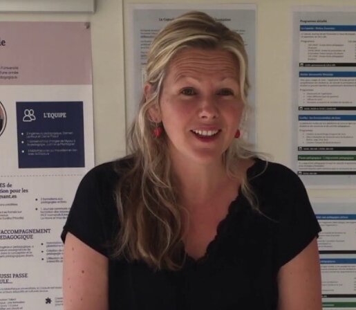 Cécile Maout est responsable de la mission d’appui à la pédagogie de l’Université Le Havre Normandie. - © Université Le Havre Normandie