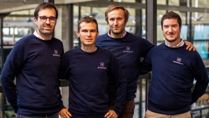 Les fondateurs : A.Grenier (Workelo), E. Retour (Ubbyk), M. Cochet (Workelo), A. Hanrion (Ubbyk) - © D.R.