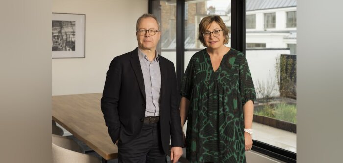 Marie Saglio, DG de Saipol, et Christophe Beaunoir, DG de Lesieur. - © D.R.