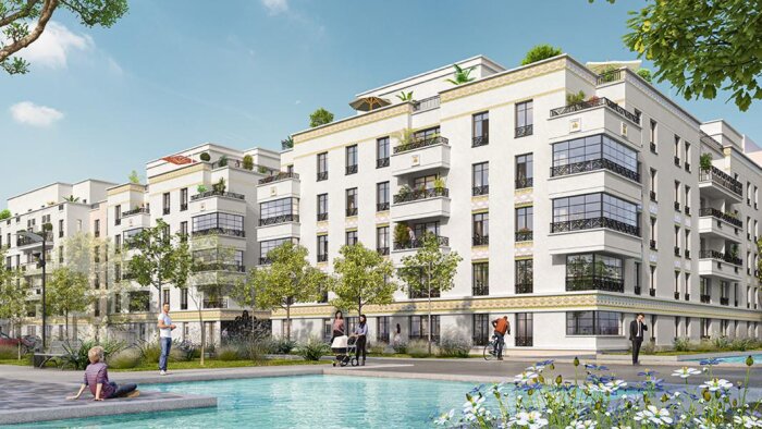 Programme Villa Bianca (Eiffage Immobilier) à Clamart (92). Livraison 1er trimestre 2025. - © Eiffage Immobilier