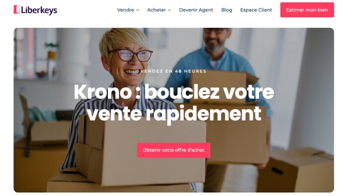Krono, l’offre conjointe de Liberkeys et de Homeloop - © D.R.