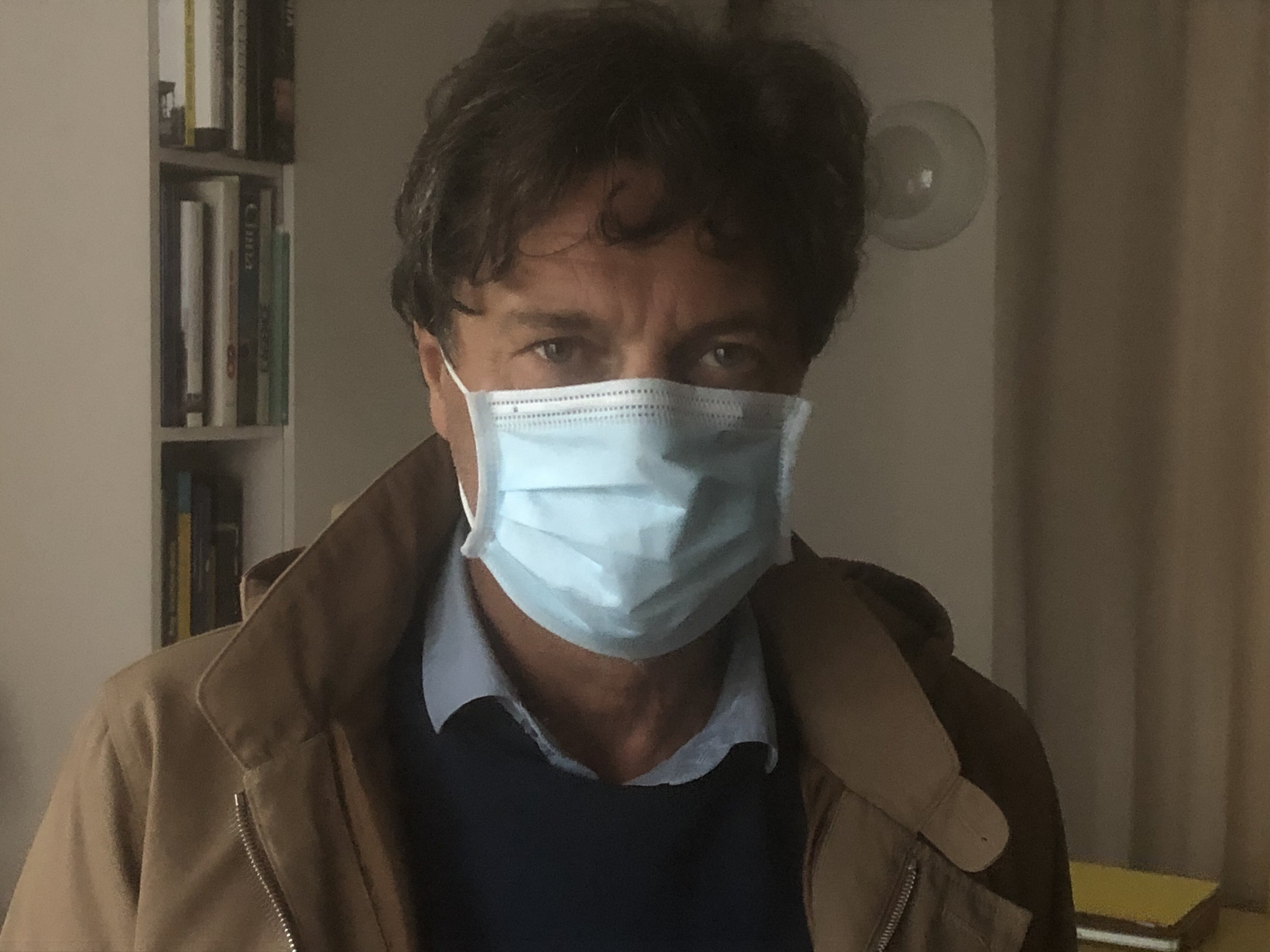 Dominique Revert, par temps de Covid.  - © D.R.