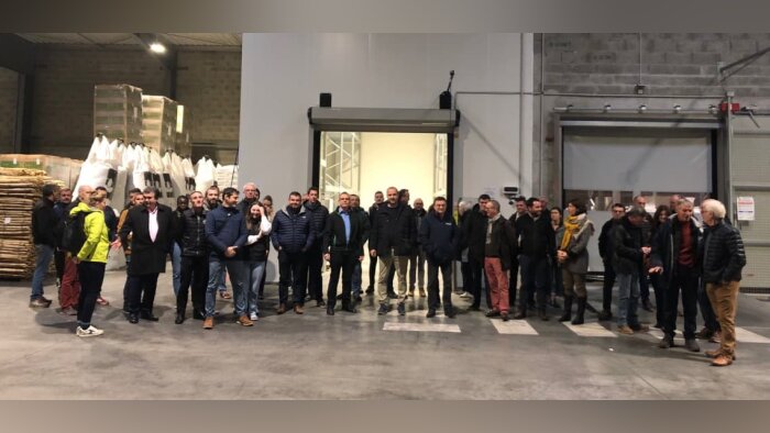 Une soixantaine de personnes était réunie le 24 novembre au Loroux-Bottereau pour l’inauguration de - © D.R.