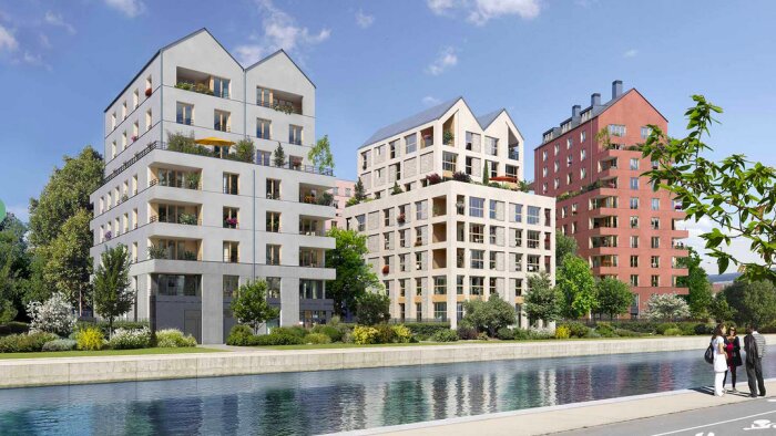 Programme Kaufman & Broad Les Reflets de l’Ourcq (Bobigny, 93). Livraison 4e trimestre 2024. - © Kaufman & Broad