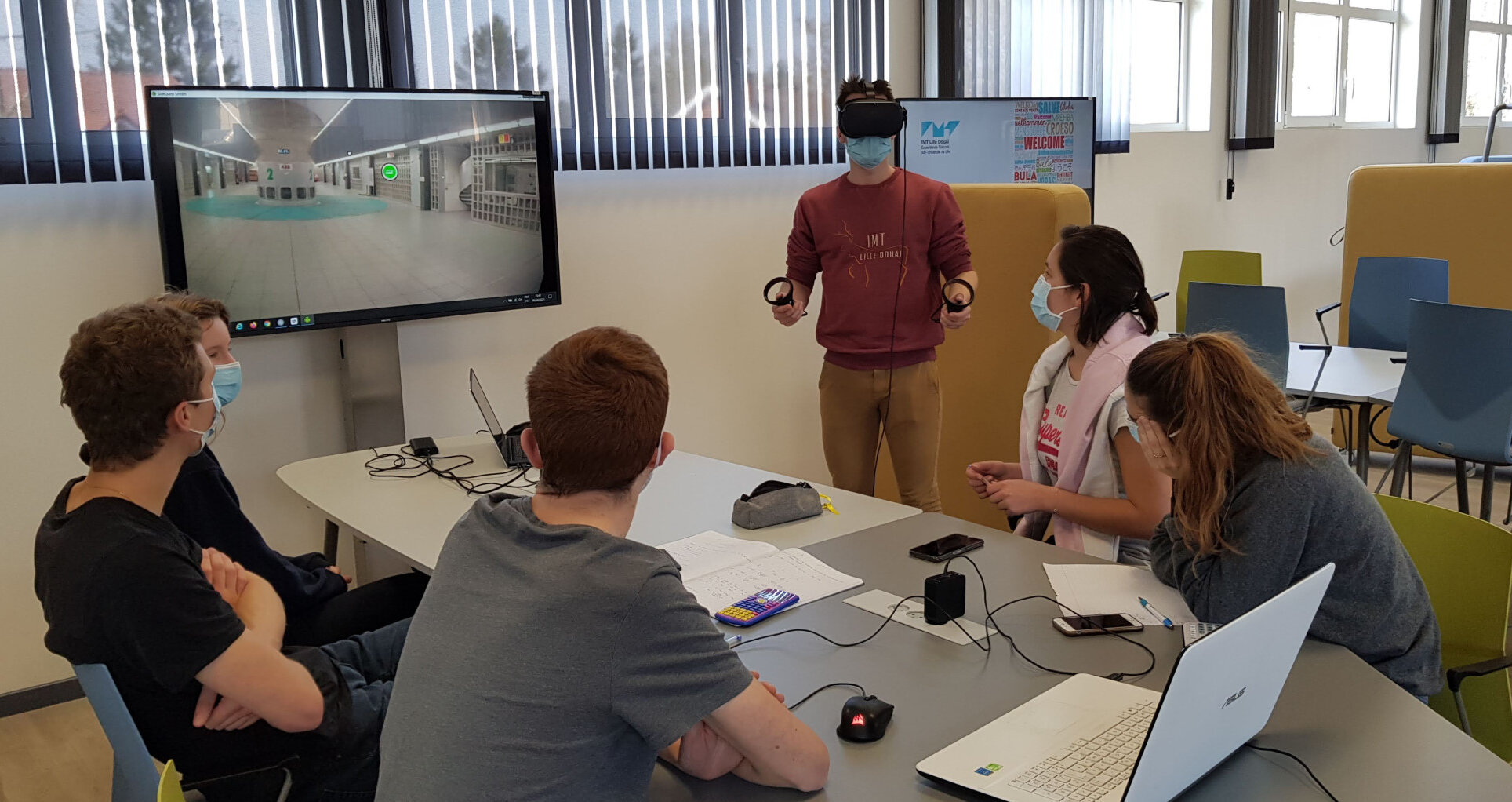 La formation des étudiants à la VR commence dès l’étape de création de contenus. - © IMT