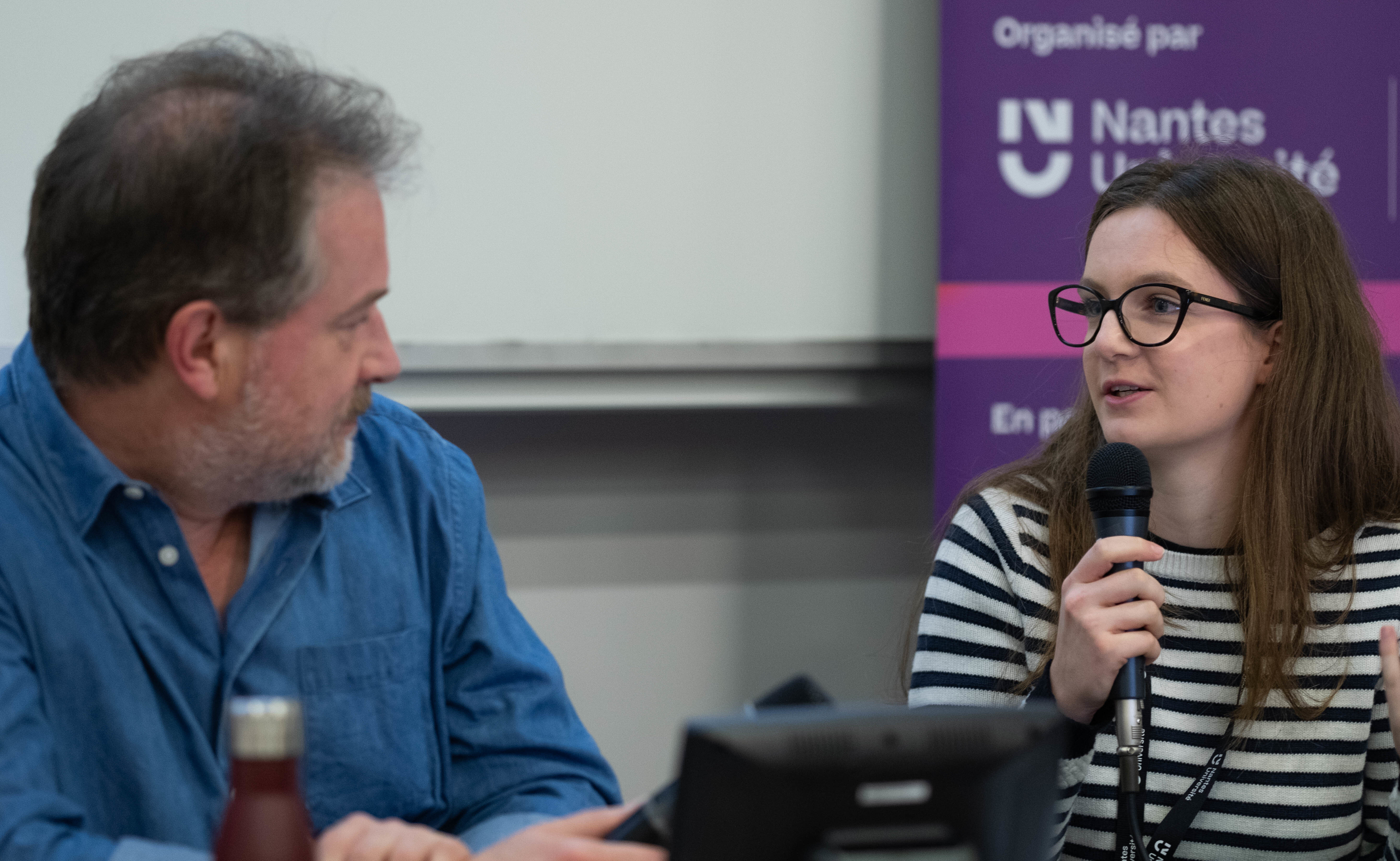 Étudiants et doctorants assistaient également au colloque. - © Jeanne Minier-Nantes Université