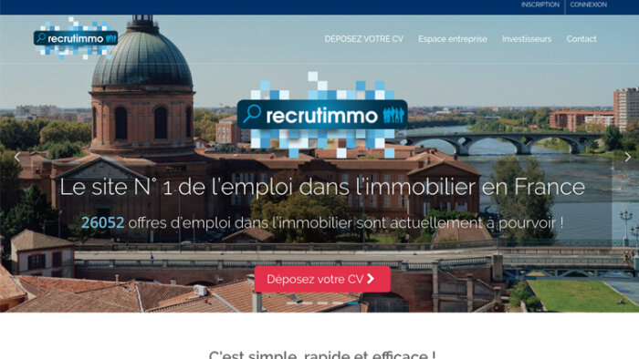 L’emploi immobilier se joue sur Recrutimmo