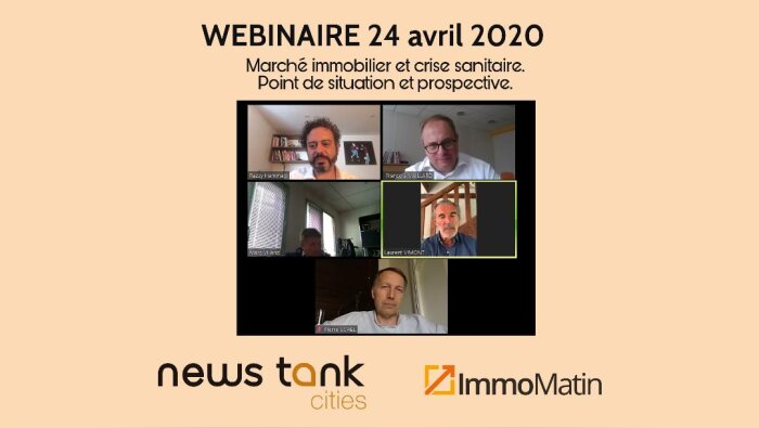 Webinaire News Tank Cities / ImmoMatin - © D.R.