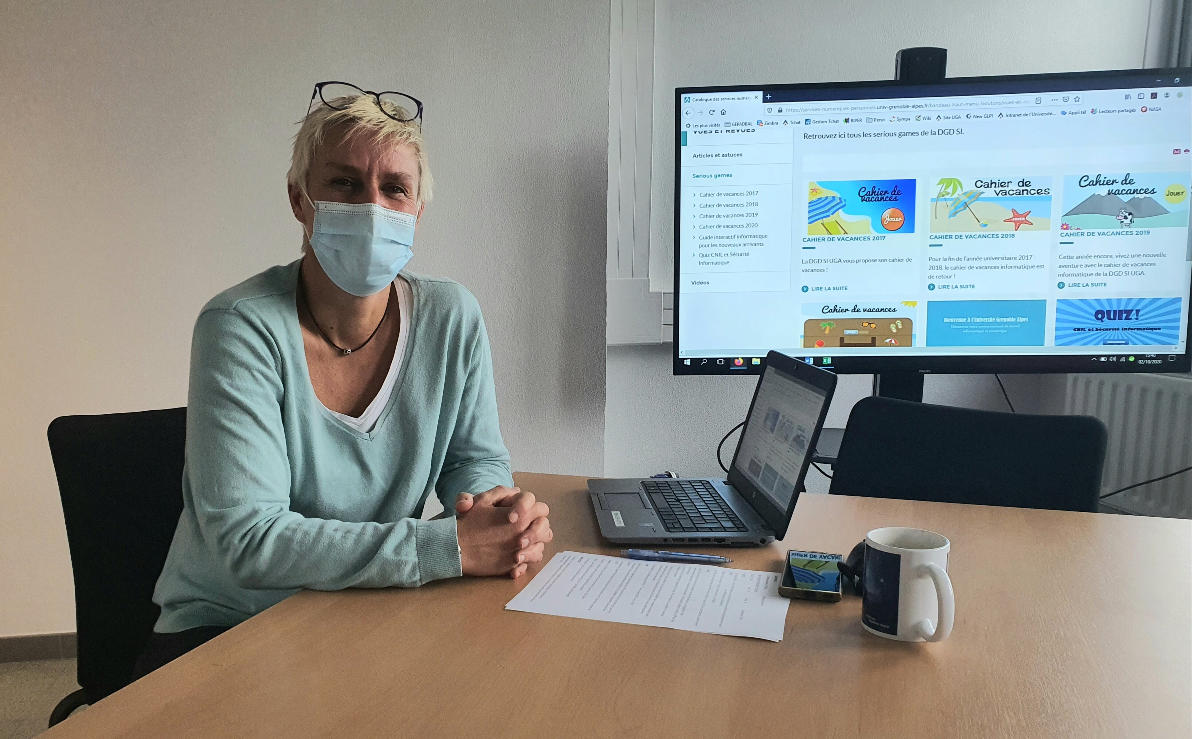 Anne Le Saout a un parcours pour le moins atypique avec une formation en Staps - © Marine Dessaux