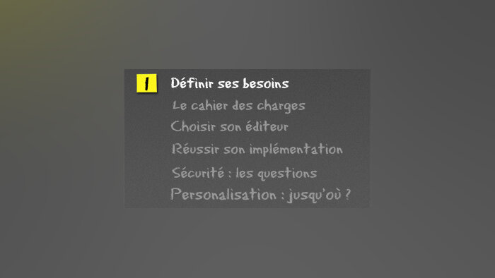 Projet SIRH SaaS - Définir ses besoins