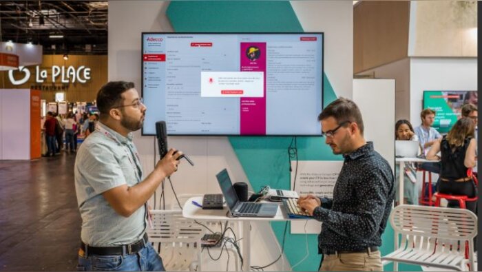 CV Maker inclusif : quels premiers usages de ChatGPT par Adecco sur VivaTech 2023 - © D.R.