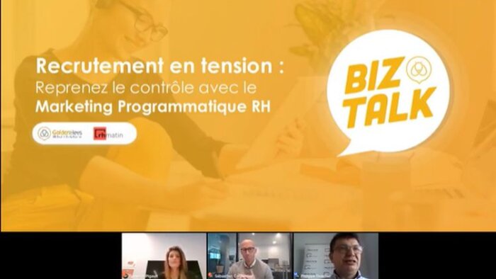 Webinar Golden Bees en replay : « Recrutement en tension : le marketing programmatique RH en soutien » - © D.R.