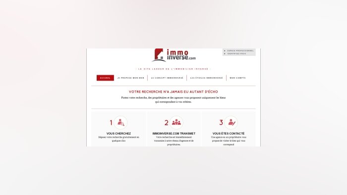 Immoinverse.com, l’annuaire inversé de l’immobilier