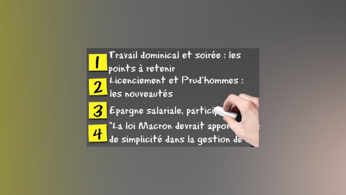 Loi Macron : ce qui va changer