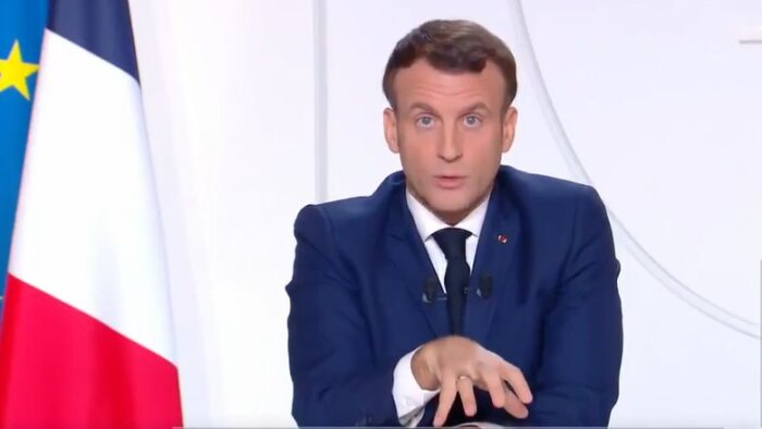 Vers la fin du deuxième confinement Covid-19 : discours d’Emmanuel Macron, 24 novembre 2020 - © D.R.