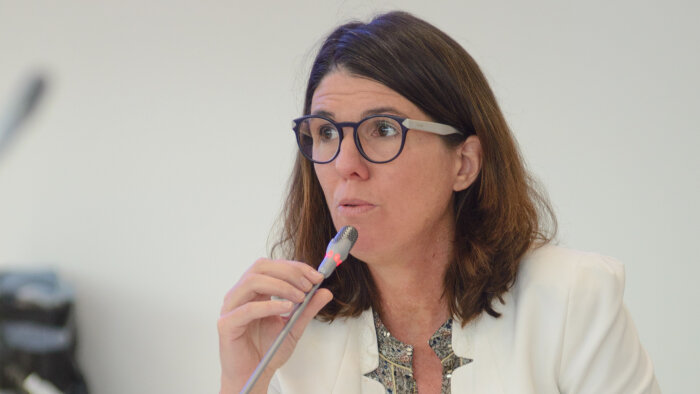 Elsa Régent, secrétaire nationale à l’UNSA - © (C) LAURENT HERTEVENT