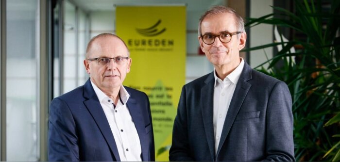 Serge le Batz, président, et Denis Lemoine, vice-président d’Eureden. - © D.R.