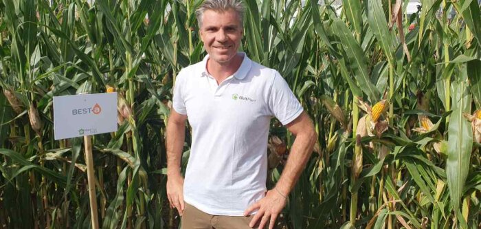 Antoine Wattel, directeur commercial d’Elicit Plant, lors du salon Innov-Agri 2023. - © D.R.