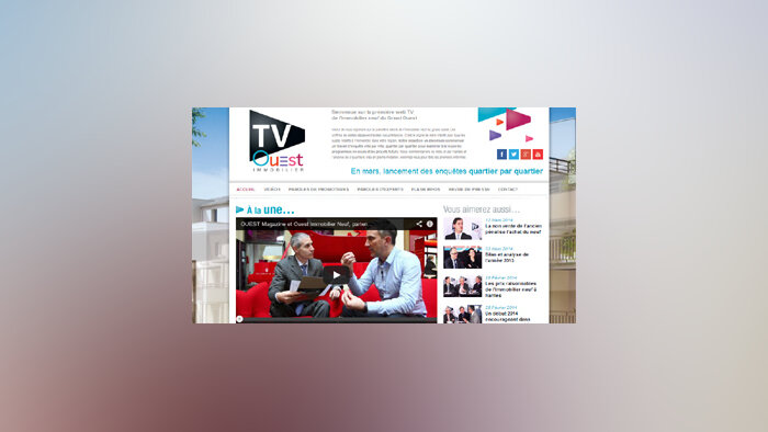 Une nouvelle web TV dédiée à l’immobilier neuf dans l’Ouest
