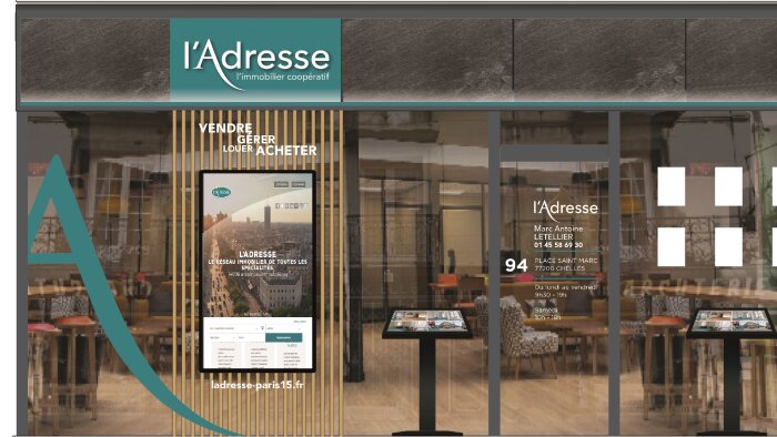l’Adresse vient d’achever le déploiement de sa nouvelle charte graphique sur son parc d’agences - © D.R.