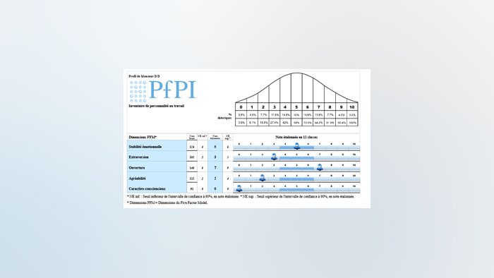 PfPi : le test qui évalue l’efficience professionnelle