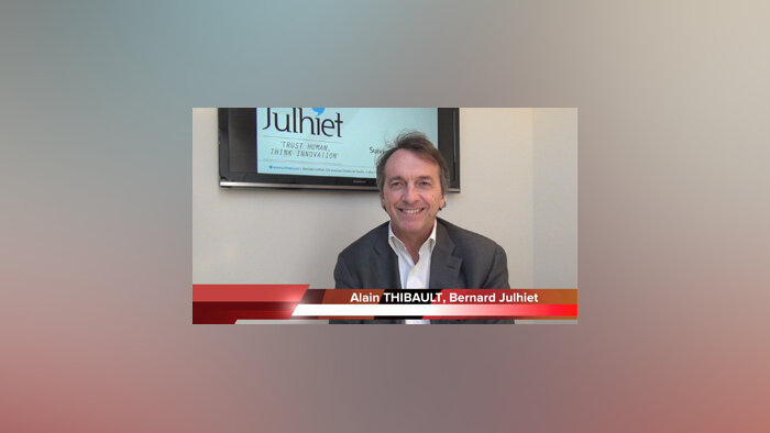 4 min 30 avec Alain Thibault, PDG du groupe Bernard Julhiet