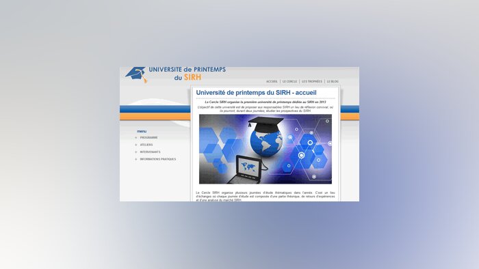 Agenda : Participez à l’université de printemps du SIRH