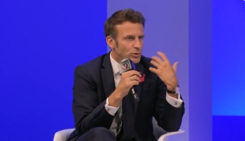 Emmanuel Macron : intervention sur VivaTech 2022 - © D.R.