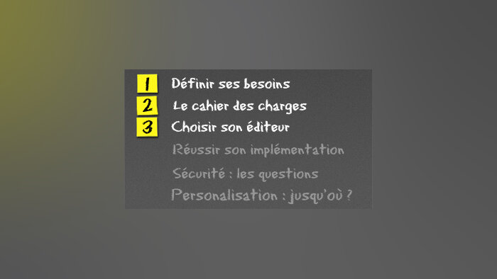 Projet SIRH SAAS - La marche à suivre pour choisir son éditeur
