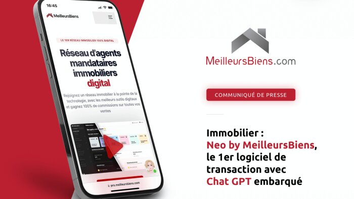 Logiciel de transaction Neo, de MeilleursBiens - © D.R.