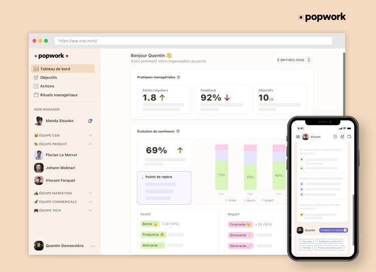 Popwork : visuel de l’interface - © D.R.